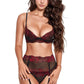 Cutesy Contrast Lace Bra Set