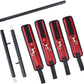 CrimsonCroc Red Crocodile Spreader Bar with Cuffs