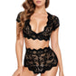 Cap Sleeve Bralette Set