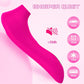 RoselleVibe Varita Vibrador Rosa 10 Modos Impermeable Silencioso