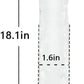 TitanFlex 18” Dildo de Doble Extremo Grueso Flexible