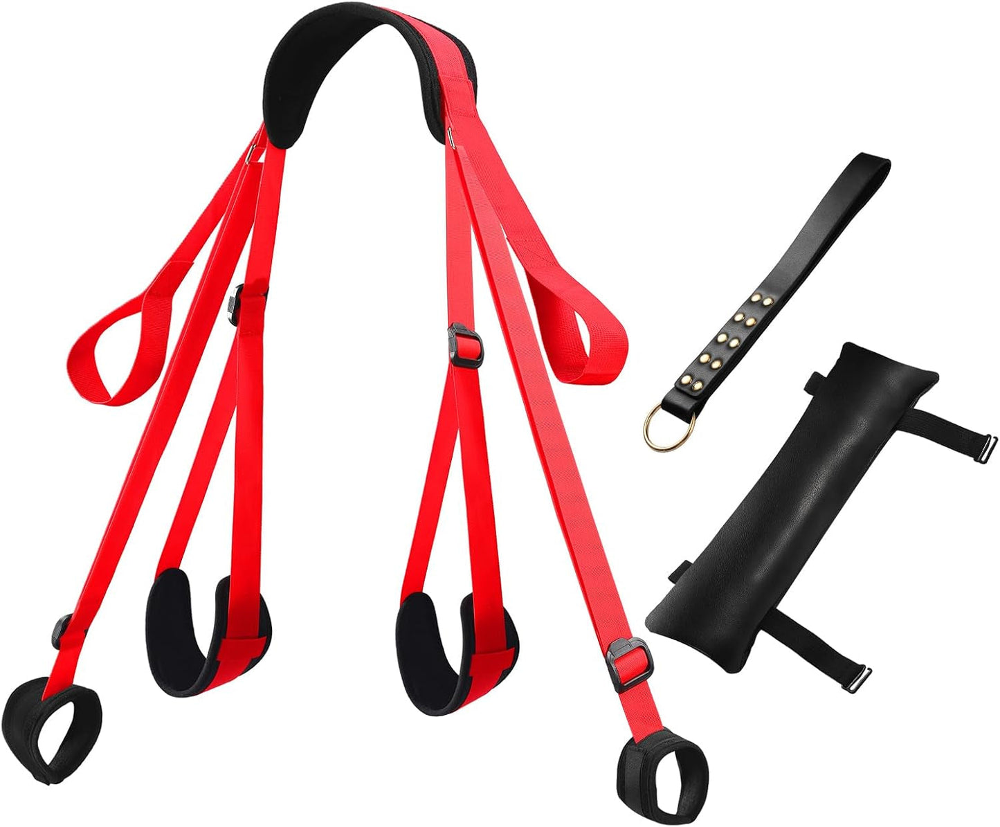 Kit de arnés ajustable SilkTorque con almohada para el cuello y fusta