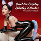 BellFeral Fox Tail Anal Plug Set 4PC Ears Collar Clamps