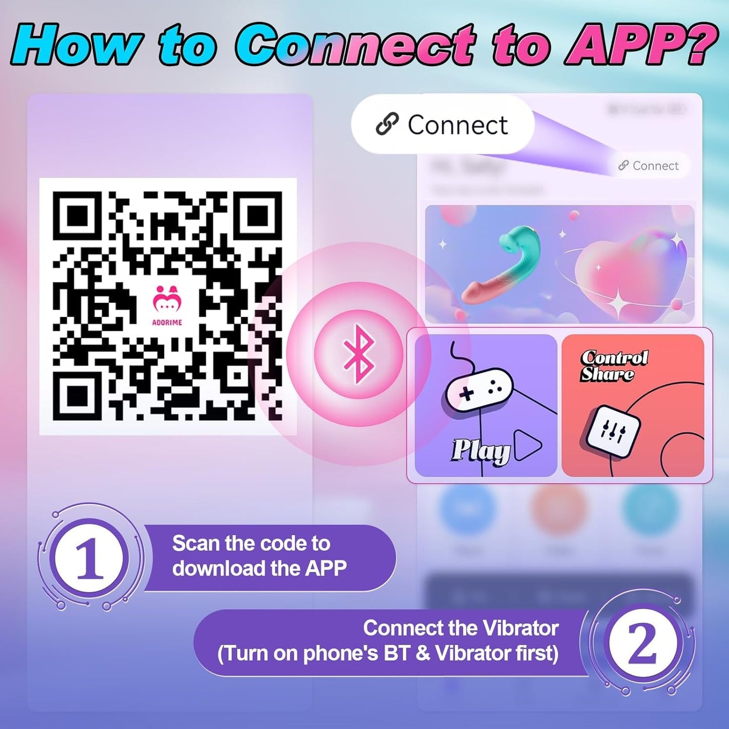 Vibrador succionador de clítoris OrbitSync App Control Rotating Beads