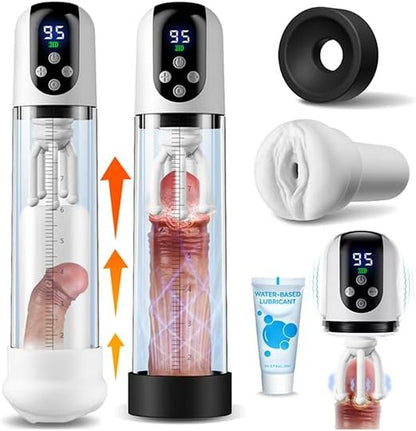 Bomba para el pene TriFlux 5 de succión 9 de vibración