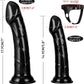 ObsidianXII Arnés Strapon de Ébano con Dildos Gemelos