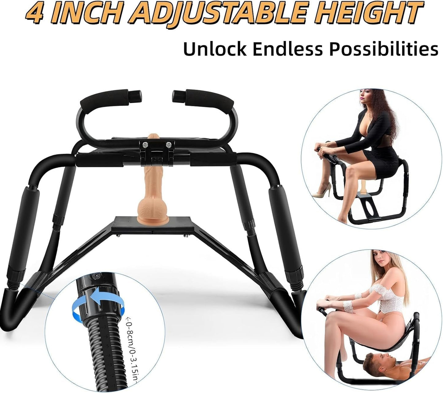 Silla AeroThrone Ajustable para Posiciones Sexuales