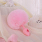 BlushBunny Tapón Anal de Silicona con Cola de Conejo Rosa