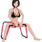 BlushBounce Pink Adjustable Sex Chair Position Aid