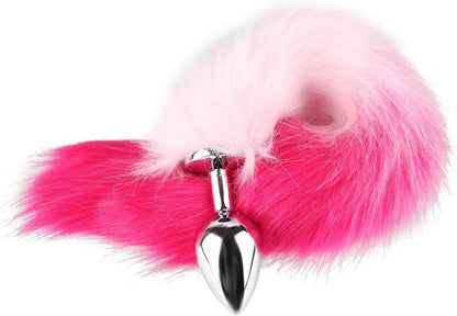 VelvetVixen Fox Tail Plug Anal Rosa M