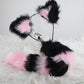 KittyKink Fox Tail Anal Plug Cosplay Set Ears Choker
