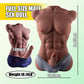 Torso de muñeco sexual masculino PulseDrive con un enorme dildo