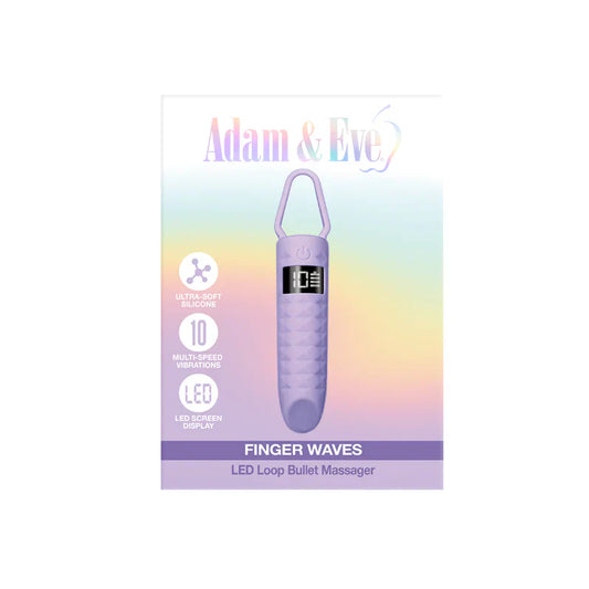 Vibreur balle LED à ondulations Adam & Eve