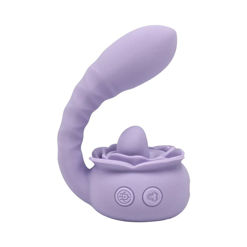 Adam & Eve Lilac Licks Estimulador Clitoriano con Lengua