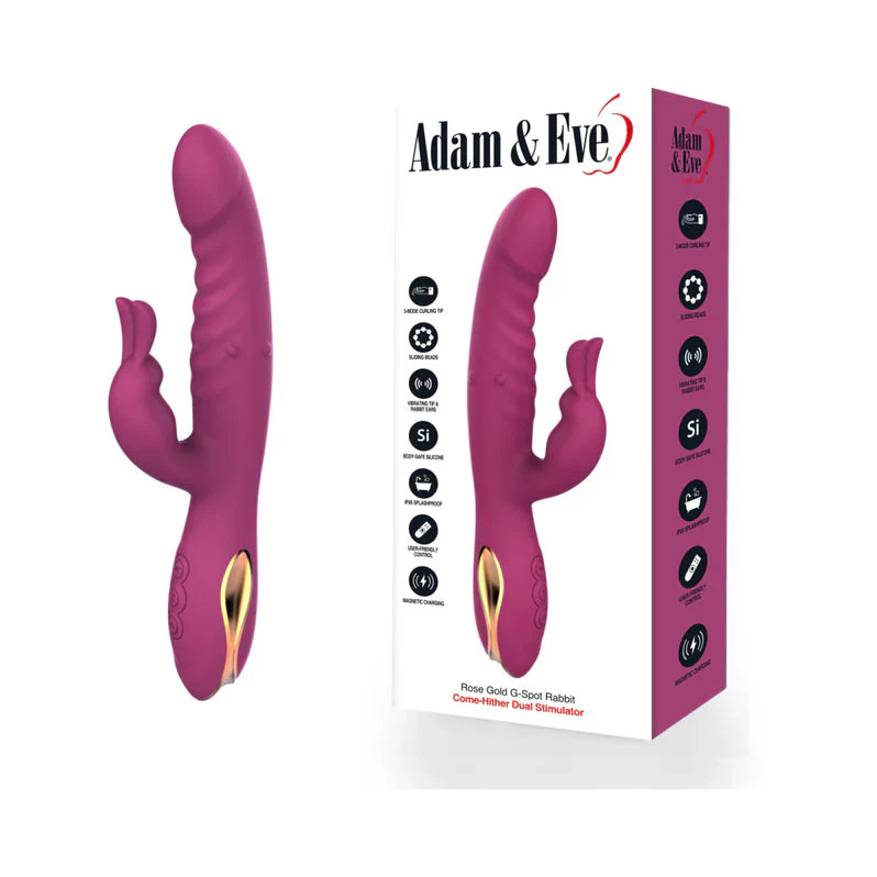 Vibromasseur G-Spot Lapin Or Rose Adam & Eve