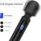 MidnightCommand 12" Wand Vibrator LCD Display 10 Patterns Waterproof