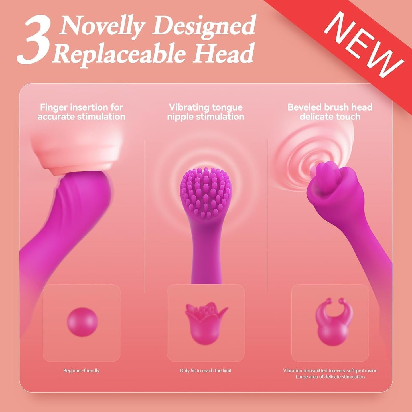 Vibrador modular de precisión TriSense de 3 cabezales