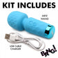 Bang! Mini Vibrador de Varita de Silicona - Azul