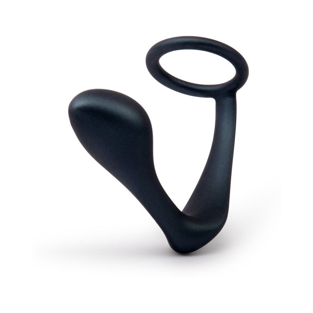 Anillo para el pene y tapón prostático B-Vibe Butties Ringer