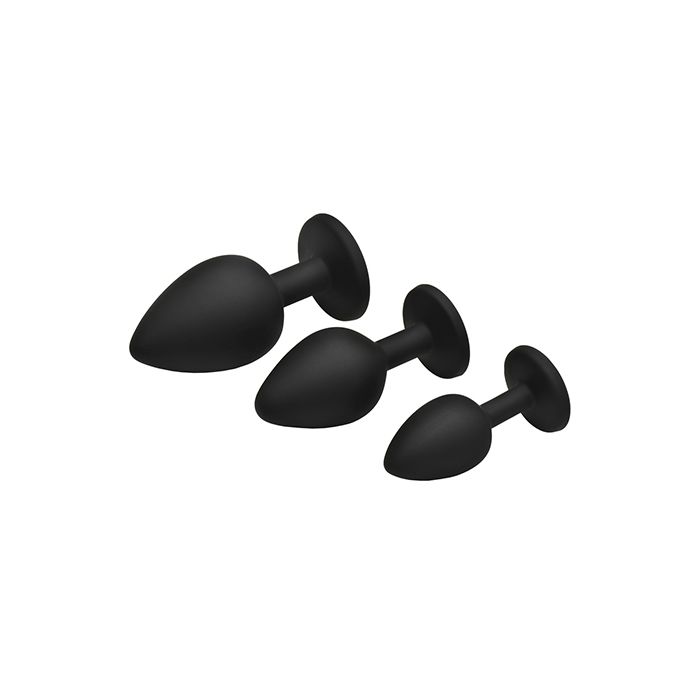 Juego de dilatadores anales de silicona "Ojos Verdes" Creature Cocks