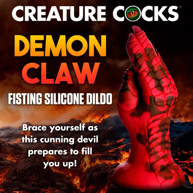 Dildo de silicona para fisting Demon Claw de Creature Cocks