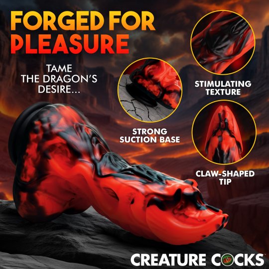Dragon Créature Sexe Pénétrant et Vibrateur Dragon