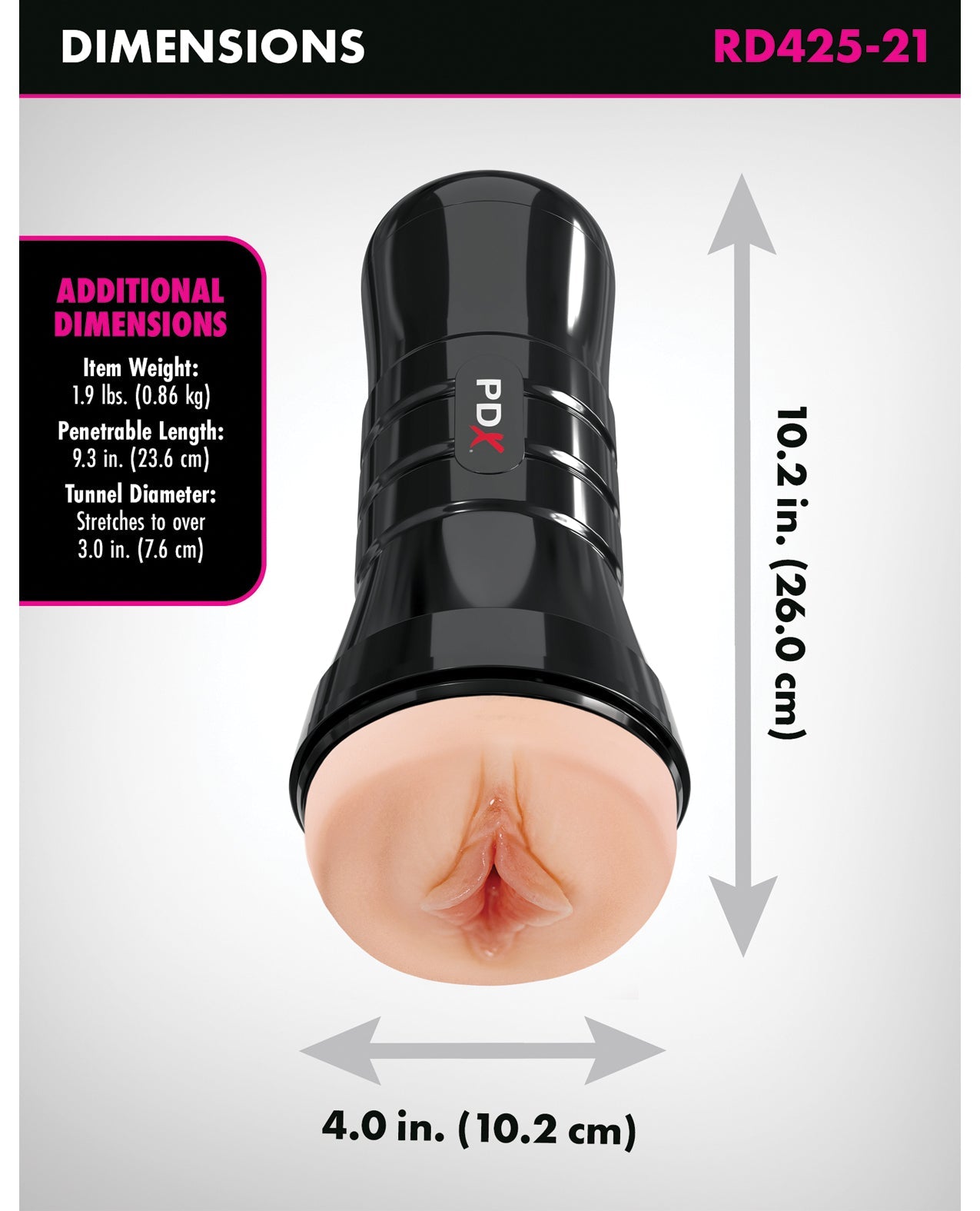 PDX Coños Extremos Húmedos Labios Super Deliciosos XXL Stroker Ligero