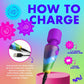 Bang! Rainbow Mini Silicone Wand Vibrator