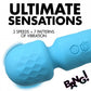 Bang! Mini Vibrador de Varita de Silicona - Azul
