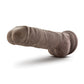 Dildo Grande con Bolas Blush Au Naturel de 25 cm Marrón