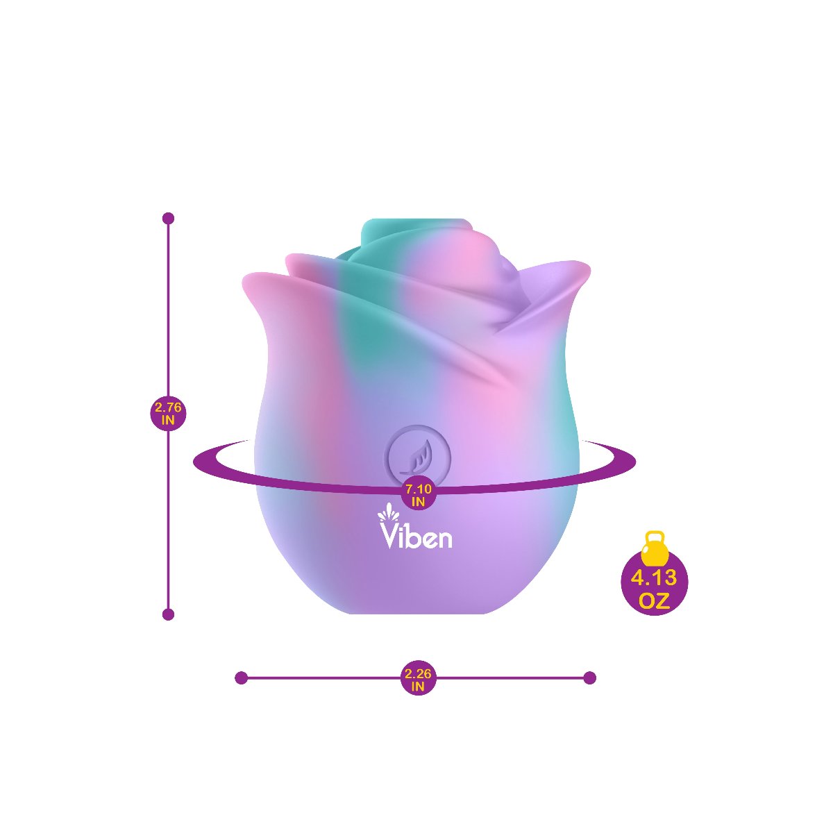 Viben Zen Rose Potente Estimulador Clitoriano
