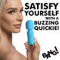 Bang! Mini Vibrador de Varita de Silicona - Azul