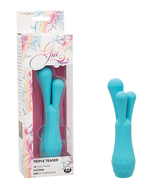 Vibrador Gia Triple Teaser - Aqua