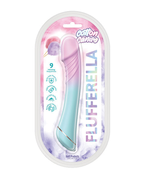 Vibrador de silicona de grado médico Flufferella rompemuelas algodón de azúcar