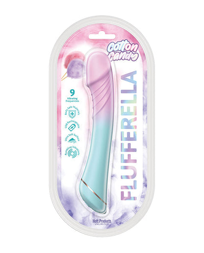 Vibrador de silicona de grado médico Flufferella rompemuelas algodón de azúcar