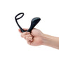 Anillo para el pene y tapón prostático B-Vibe Butties Ringer