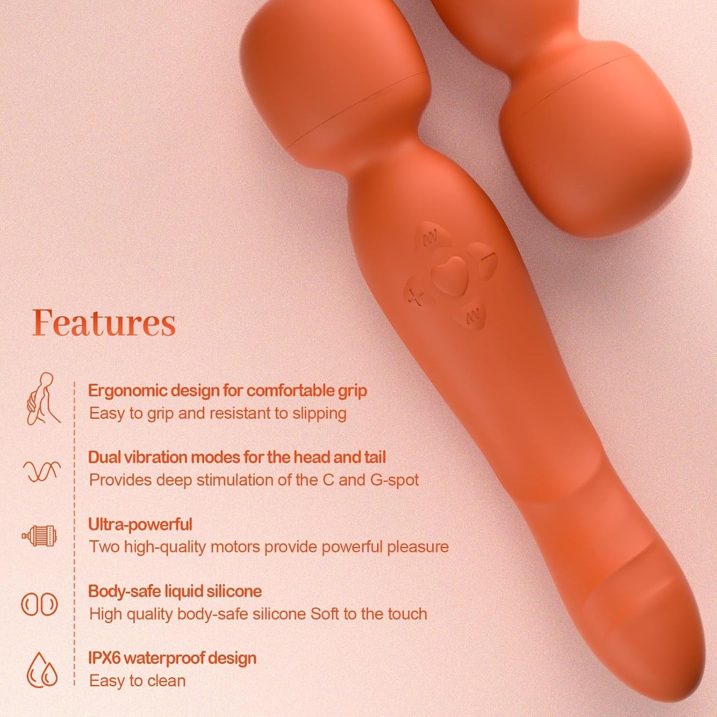 Vibrador SyncWand AI de Control de Aplicación para Punto G