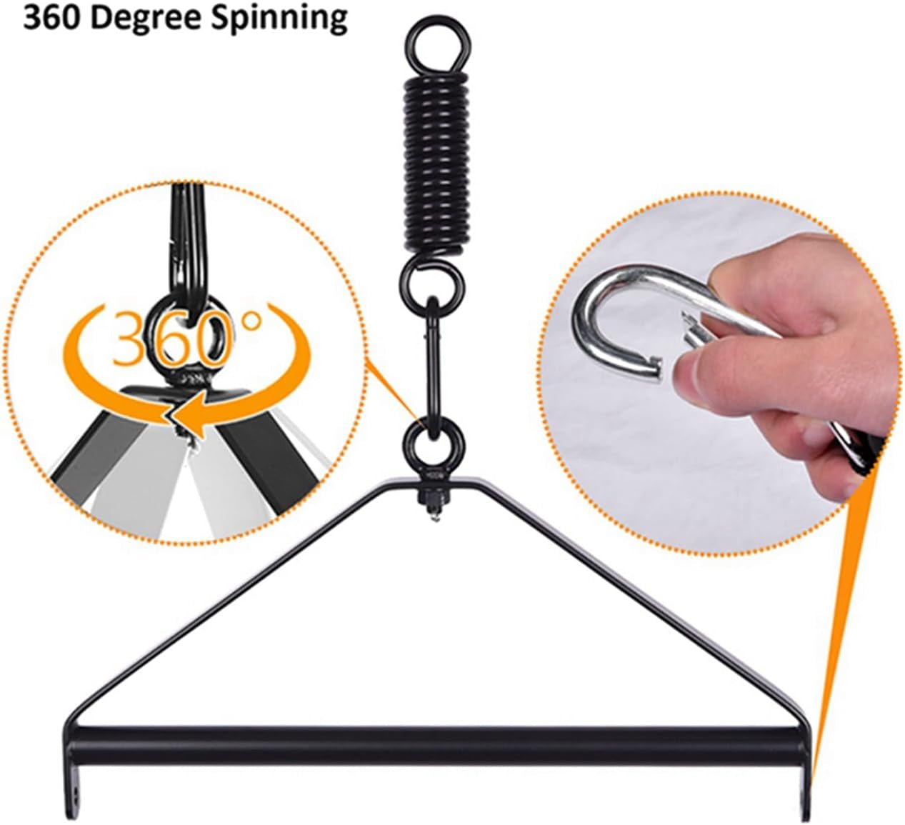 Columpio de techo sexual SpinVault 360° resistente 800lb