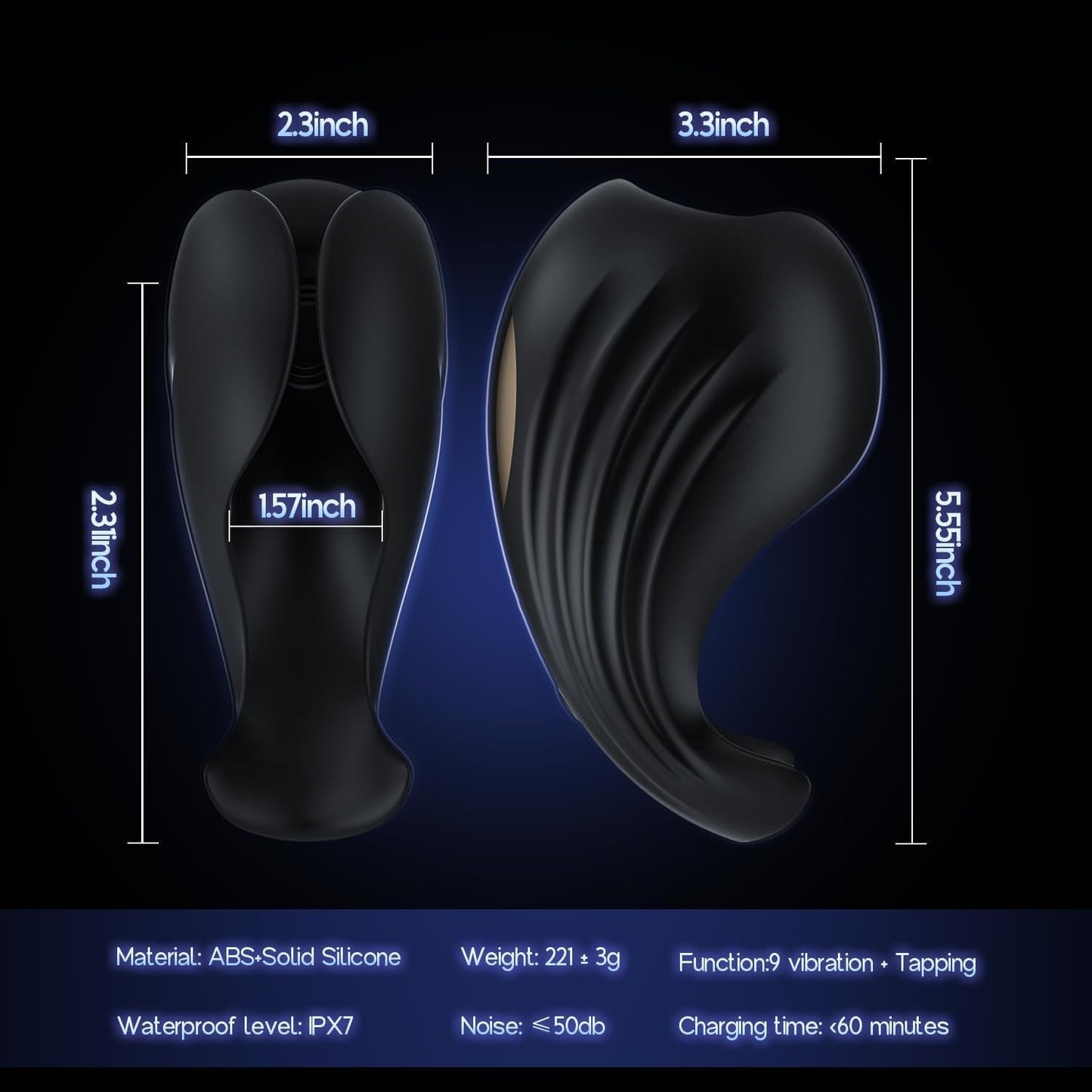 Vibromasseur masculin et entraîneur de masturbation AeroFin