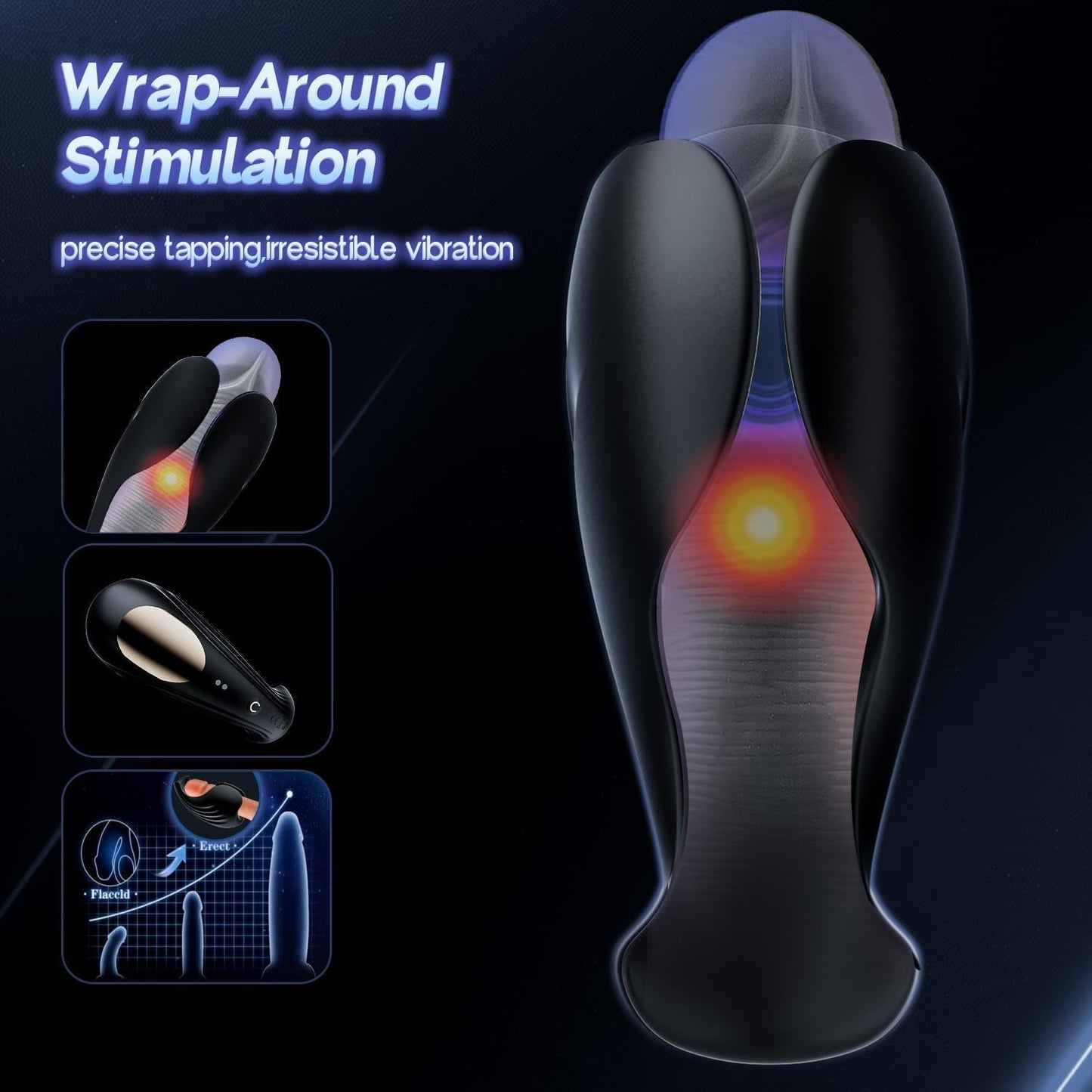 Vibromasseur masculin et entraîneur de masturbation AeroFin