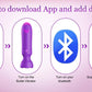 VibeLink App Control Bullet Vibrator 9 Modes Waterproof Quiet