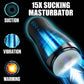 Masturbateur Suceur Auto Milker 15X - Noir