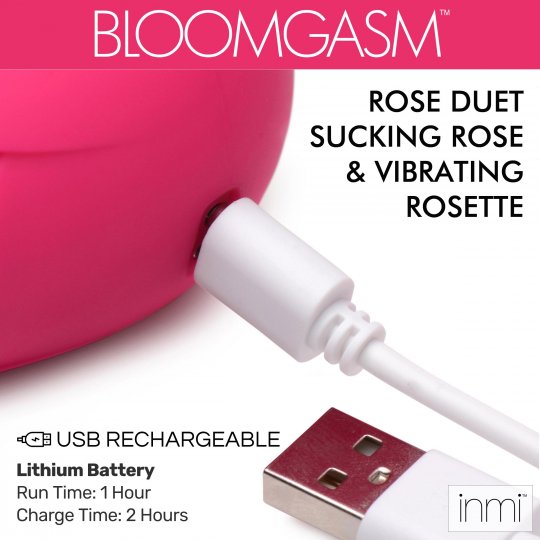 Inmi Bloomgasm Rosa Chupadora y Roseta Vibratoria