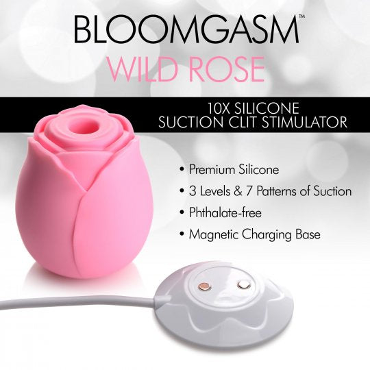 Vibromasseur à aspiration Inmi Bloomgasm Rose sauvage