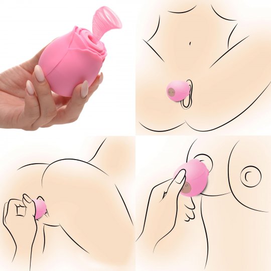 Vibromasseur à aspiration Inmi Bloomgasm Rose sauvage