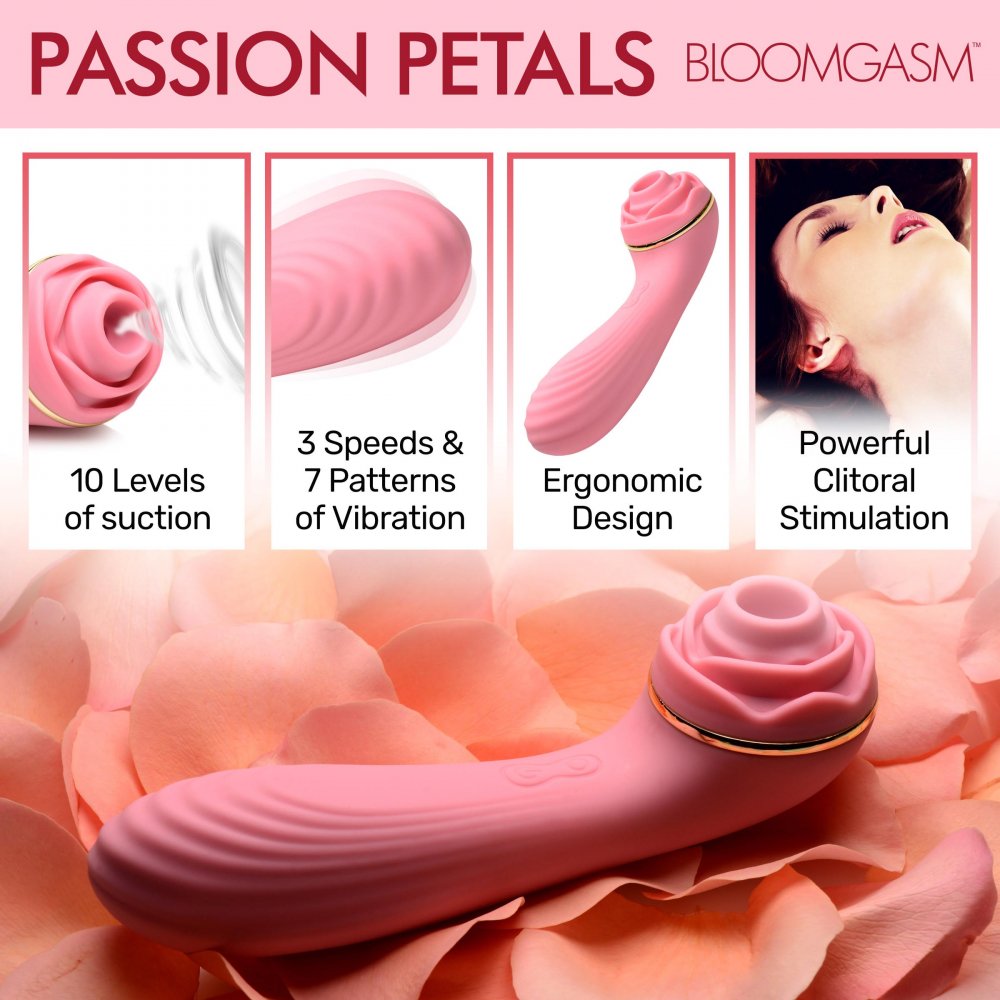Bloomgasm Pétalos de Pasión Vibrador Rosa - Rosa
