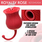 Vibrador con textura de rosa y succión Inmi Bloomgasm Royalty