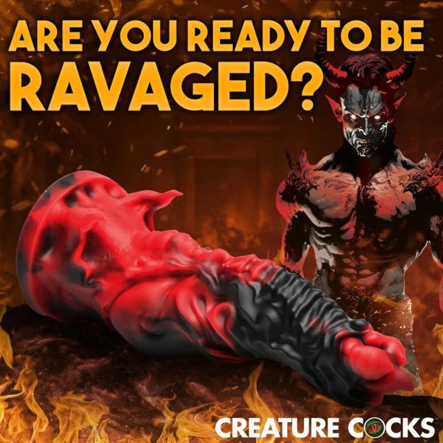 Dildo de silicona Mephisto de Creature Cocks