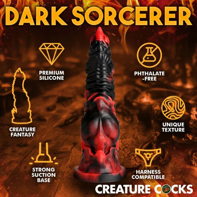 Dildo de silicona Mephisto de Creature Cocks