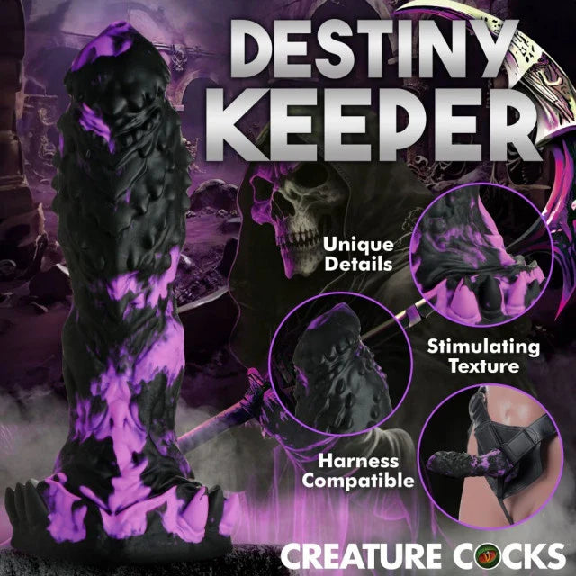 Dildo de silicona con forma de pene de criatura misteriosa